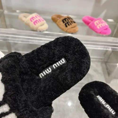 Replica MIU MIU Slippers For Women #1481852 $92.00 USD for Wholesale