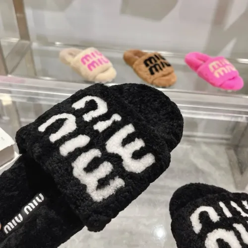 Replica MIU MIU Slippers For Women #1481852 $92.00 USD for Wholesale