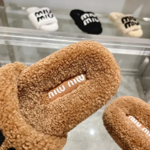 Replica MIU MIU Slippers For Women #1481854 $92.00 USD for Wholesale