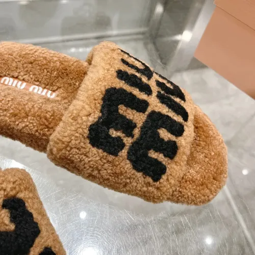 Replica MIU MIU Slippers For Women #1481854 $92.00 USD for Wholesale