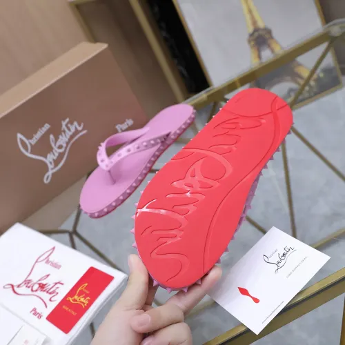 Replica Christian Louboutin CL Slippers For Women #1481888 $64.00 USD for Wholesale