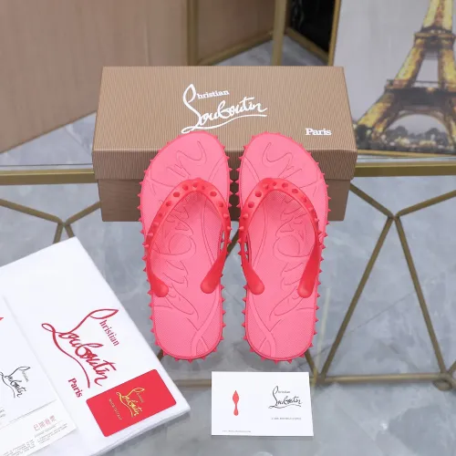 Replica Christian Louboutin CL Slippers For Women #1481889 $64.00 USD for Wholesale