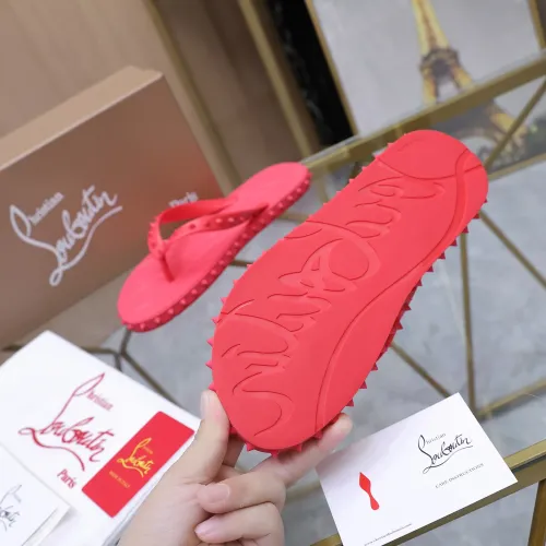 Replica Christian Louboutin CL Slippers For Women #1481889 $64.00 USD for Wholesale
