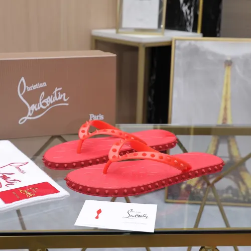 Cheap Christian Louboutin CL Slippers For Women #1481890, $$64.00 USD On Christian Louboutin CL Slippers