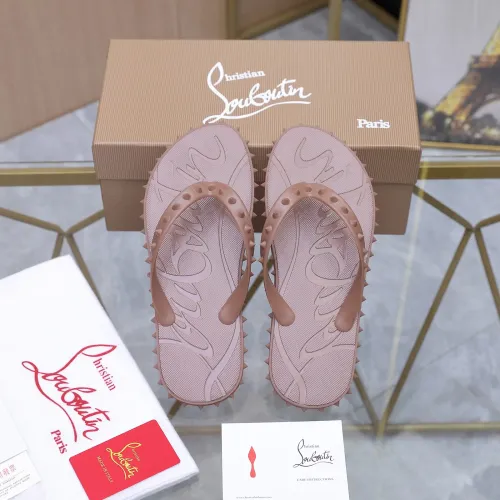 Replica Christian Louboutin CL Slippers For Women #1481891 $64.00 USD for Wholesale