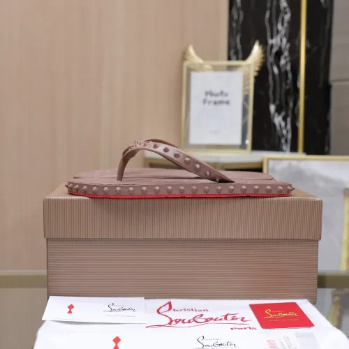 Replica Christian Louboutin CL Slippers For Women #1481891 $64.00 USD for Wholesale
