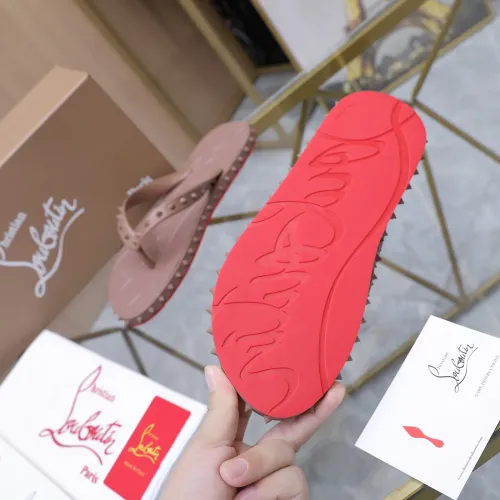 Replica Christian Louboutin CL Slippers For Women #1481891 $64.00 USD for Wholesale