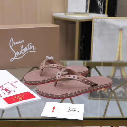 Cheap Christian Louboutin CL Slippers For Men #1481892, $$64.00 USD On Christian Louboutin CL Slippers