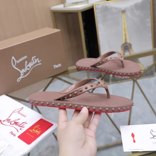 Replica Christian Louboutin CL Slippers For Men #1481892 $64.00 USD for Wholesale