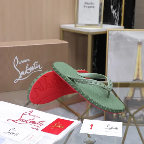 Replica Christian Louboutin CL Slippers For Women #1481893 $64.00 USD for Wholesale
