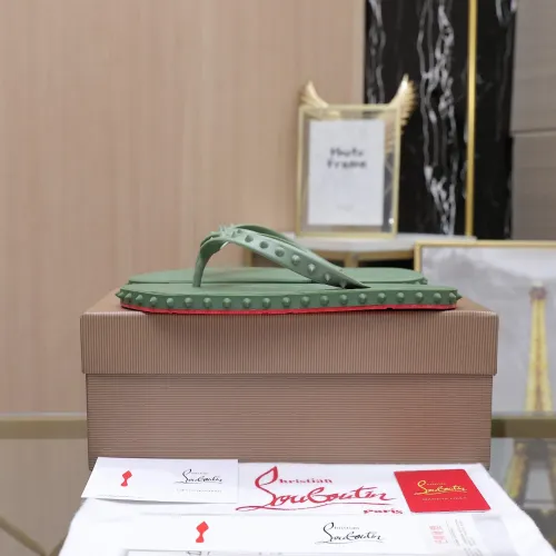 Replica Christian Louboutin CL Slippers For Men #1481894 $64.00 USD for Wholesale