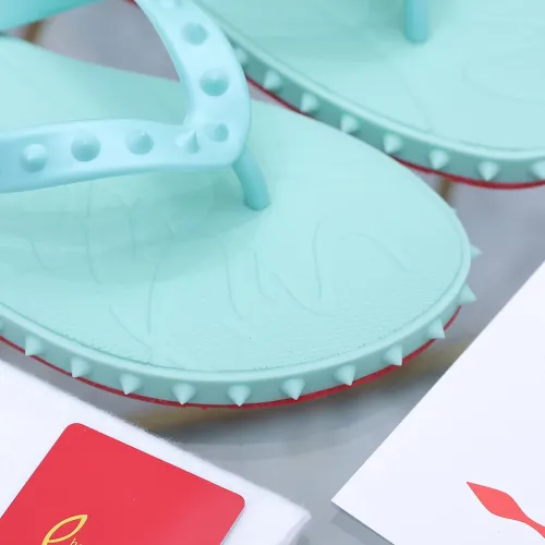 Replica Christian Louboutin CL Slippers For Women #1481895 $64.00 USD for Wholesale