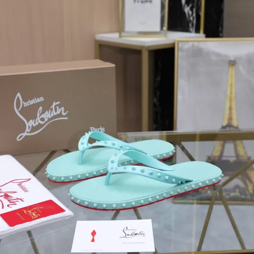 Cheap Christian Louboutin CL Slippers For Men #1481896, $$64.00 USD On Christian Louboutin CL Slippers