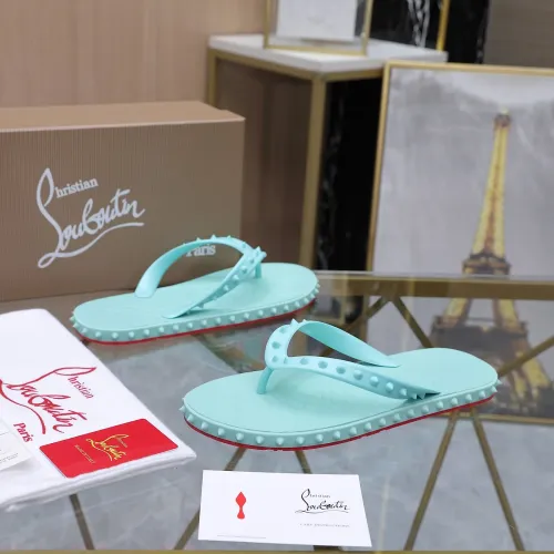 Replica Christian Louboutin CL Slippers For Men #1481896 $64.00 USD for Wholesale
