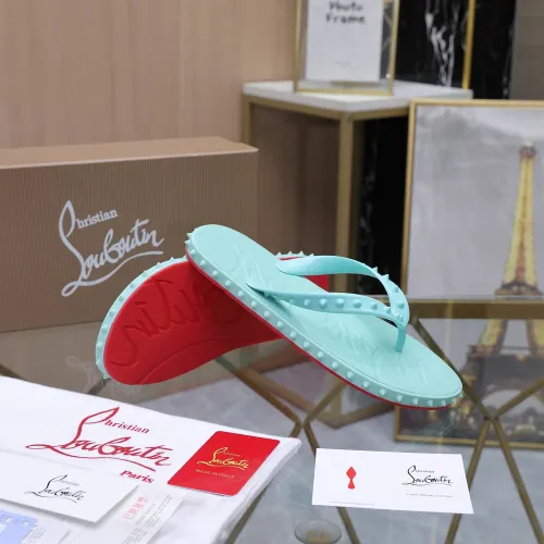 Replica Christian Louboutin CL Slippers For Men #1481896 $64.00 USD for Wholesale