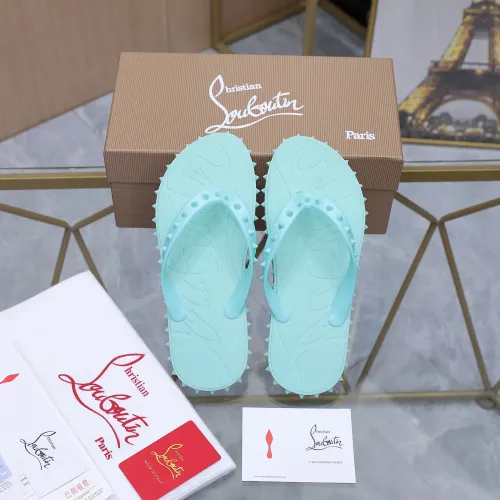 Replica Christian Louboutin CL Slippers For Men #1481896 $64.00 USD for Wholesale