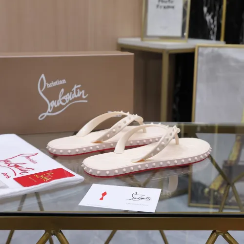 Replica Christian Louboutin CL Slippers For Women #1481897 $64.00 USD for Wholesale
