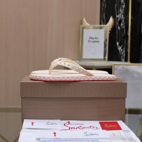 Replica Christian Louboutin CL Slippers For Women #1481897 $64.00 USD for Wholesale