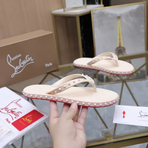 Replica Christian Louboutin CL Slippers For Women #1481897 $64.00 USD for Wholesale