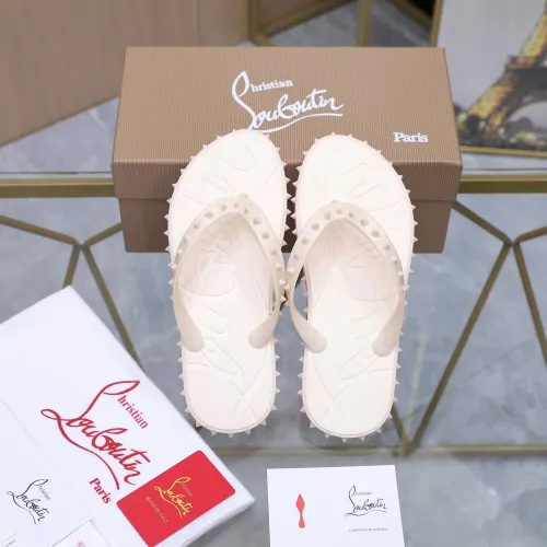 Replica Christian Louboutin CL Slippers For Men #1481898 $64.00 USD for Wholesale