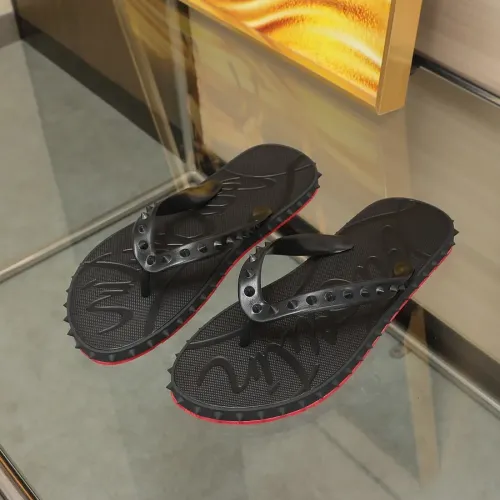 Cheap Christian Louboutin CL Slippers For Men #1481900, $$64.00 USD On Christian Louboutin CL Slippers