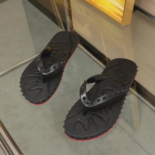 Replica Christian Louboutin CL Slippers For Men #1481900 $64.00 USD for Wholesale