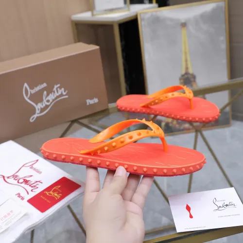 Replica Christian Louboutin CL Slippers For Women #1481901 $64.00 USD for Wholesale