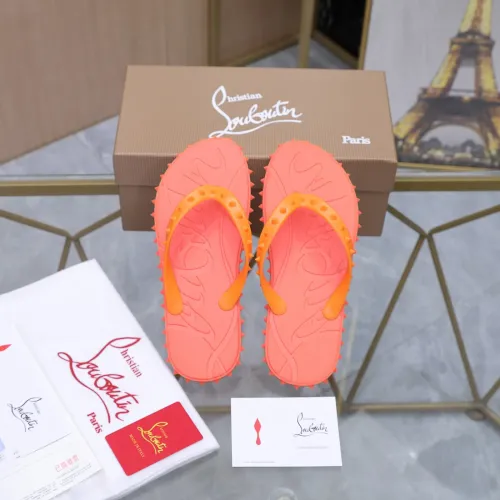 Replica Christian Louboutin CL Slippers For Women #1481901 $64.00 USD for Wholesale