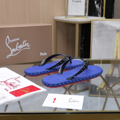 Replica Christian Louboutin CL Slippers For Women #1481903 $64.00 USD for Wholesale