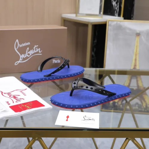 Replica Christian Louboutin CL Slippers For Men #1481904 $64.00 USD for Wholesale