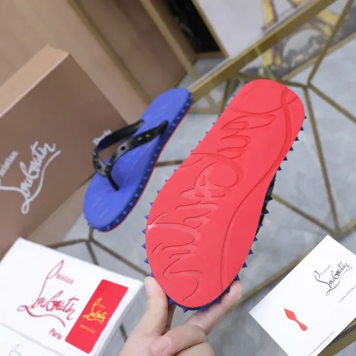 Replica Christian Louboutin CL Slippers For Men #1481904 $64.00 USD for Wholesale