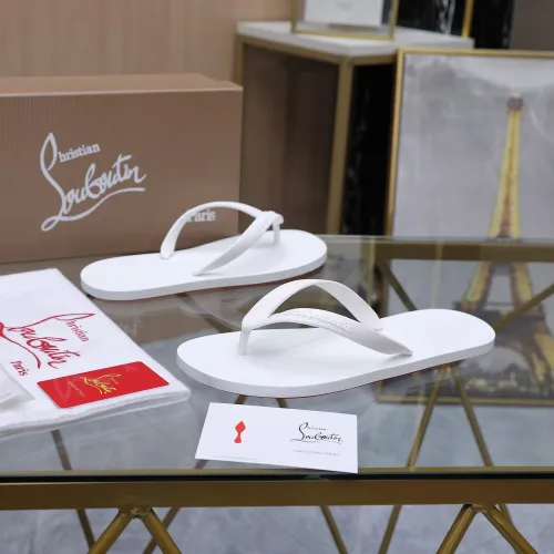 Replica Christian Louboutin CL Slippers For Men #1481913 $64.00 USD for Wholesale