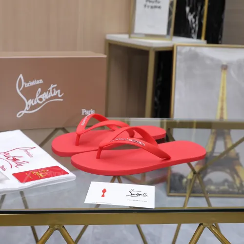 Cheap Christian Louboutin CL Slippers For Men #1481916, $$64.00 USD On Christian Louboutin CL Slippers