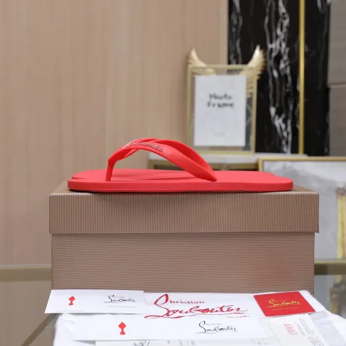 Replica Christian Louboutin CL Slippers For Men #1481916 $64.00 USD for Wholesale