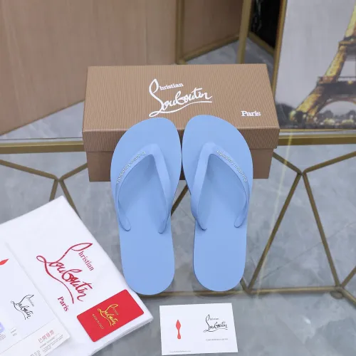 Replica Christian Louboutin CL Slippers For Men #1481917 $64.00 USD for Wholesale
