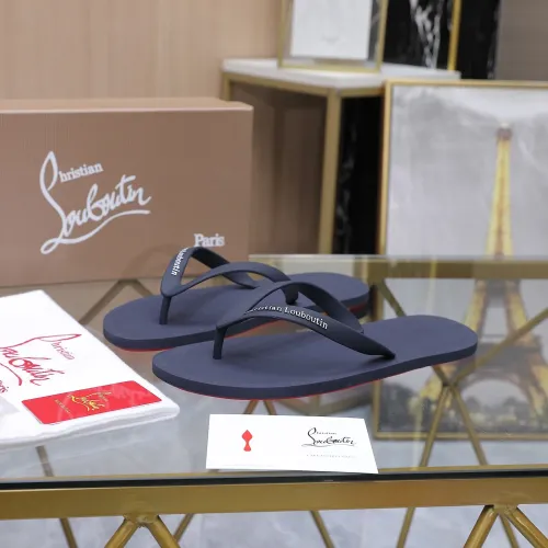 Cheap Christian Louboutin CL Slippers For Men #1481918, $$64.00 USD On Christian Louboutin CL Slippers