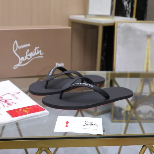 Cheap Christian Louboutin CL Slippers For Men #1481919, $$64.00 USD On Christian Louboutin CL Slippers