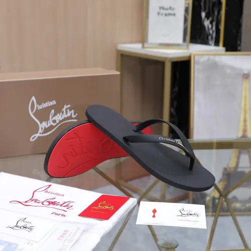 Replica Christian Louboutin CL Slippers For Men #1481919 $64.00 USD for Wholesale