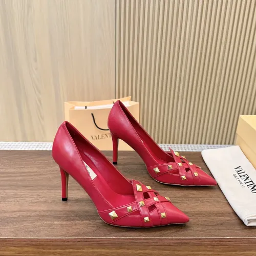 Replica Valentino High-Heeled Shoes For Women #1482046 $102.00 USD for Wholesale