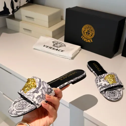 Replica Versace Slippers For Women #1482049 $82.00 USD for Wholesale
