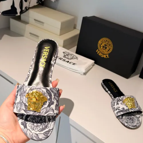 Replica Versace Slippers For Women #1482049 $82.00 USD for Wholesale
