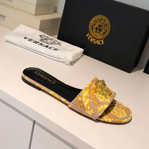 Replica Versace Slippers For Women #1482051 $82.00 USD for Wholesale
