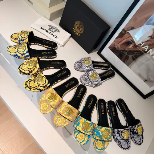 Replica Versace Slippers For Women #1482051 $82.00 USD for Wholesale