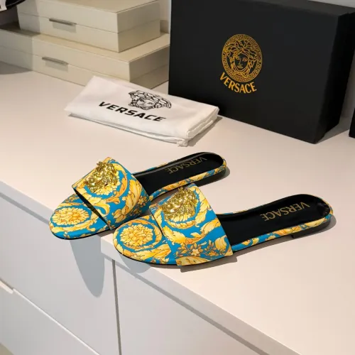 Replica Versace Slippers For Women #1482053 $82.00 USD for Wholesale