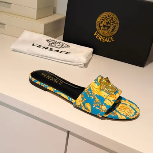 Replica Versace Slippers For Women #1482053 $82.00 USD for Wholesale