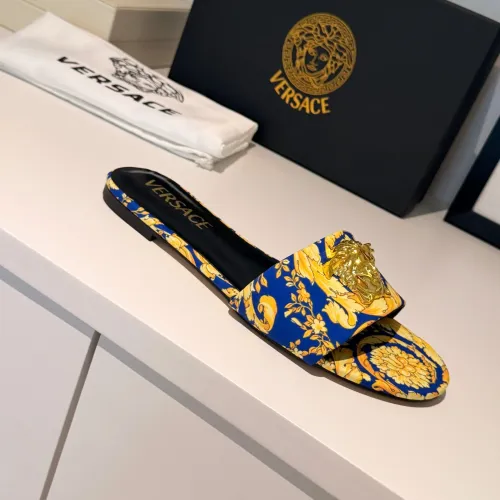 Replica Versace Slippers For Women #1482054 $82.00 USD for Wholesale
