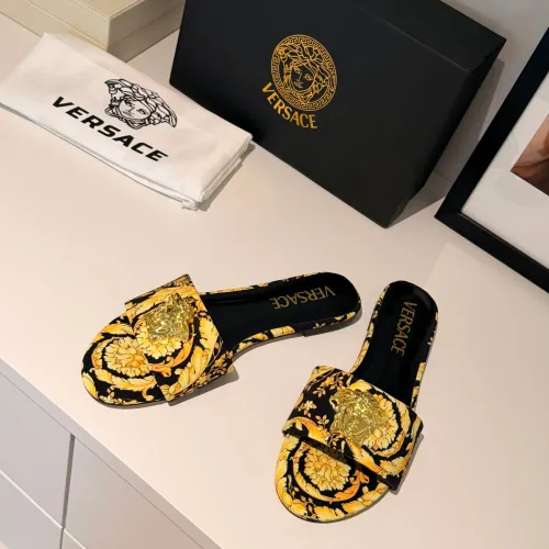 Replica Versace Slippers For Women #1482056 $82.00 USD for Wholesale