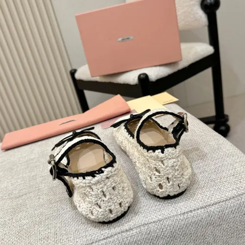 Replica MIU MIU Flat Shoes For Women #1482089 $98.00 USD for Wholesale