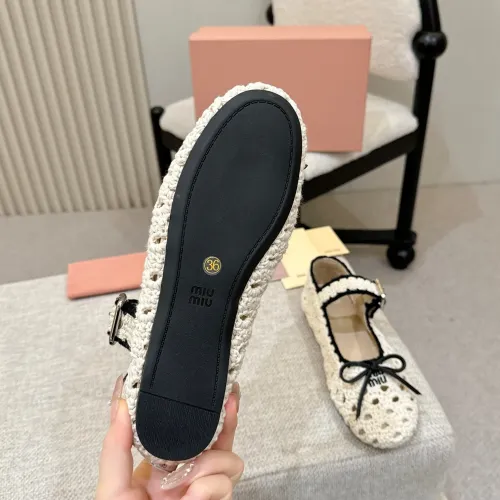 Replica MIU MIU Flat Shoes For Women #1482089 $98.00 USD for Wholesale