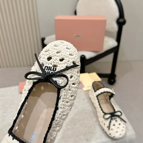 Replica MIU MIU Flat Shoes For Women #1482089 $98.00 USD for Wholesale